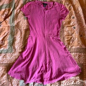 Magenta skater/circle dress size small, Forever 21